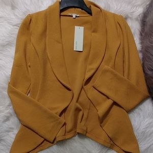 Mustard cardigan
